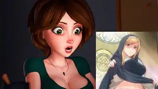 Aunt Cass checks your browser history but it's Deus Vult (bad ending)