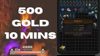 How I earned 500 Gold in 10 minutes with minimal investment Mining | Dark and Darker Early Access