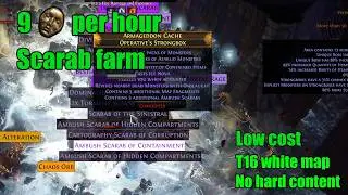 [POE 3.28] T16 Scarab farming - 9D/HR (Scarab only) - low cost, easy, new player friendly