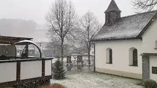 Schneefall am Ostermontag 5.4.2021
