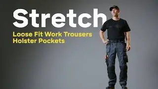 Snickers Workwear - AllroundWork, Stretch Loose fit Work Trousers Holster Pockets (6251)