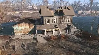 Fallout 4| Let's Build At Taffington Boathouse (Contains Settlement Tour)