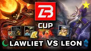 WC3 - Firelord, Beastmaster, Alchemist & Warden | [NE] LawLiet vs Leon [HU] - LB R2 - B Cup S 12