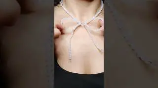 чокер бант биконус обзор 🤍 #shorts #чокер #чокербант #чокерсвоимируками