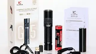 UNBOXING: KLARUS G15 V2 Fast Rechargeable EDC Flashlight