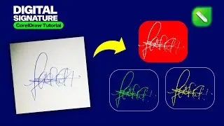 How To Digitize A Signature in Coreldraw | Hevlendordesigns 