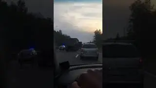 Очень жуткая авария произошла сегодня на минском шоссе!!
