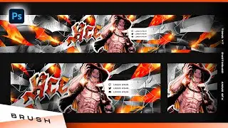 How to Make Anime Banner Youtube - Photoshop