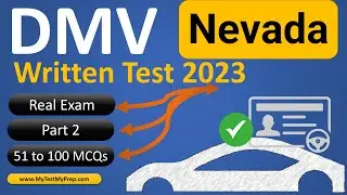 Nevada DMV Written Test 2023 [Part 2] Learner Permit Practice Test NV DMV