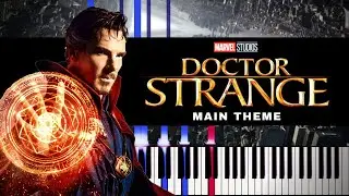 Doctor Strange (Main Theme: The Hands Dealt) - 4 Hands Piano Tutorial