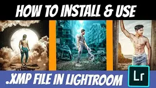 How to install and use .xmp file in Lightroom cc