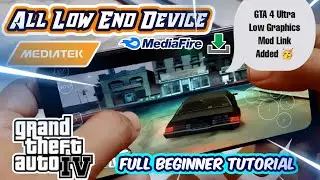 😲 Now Play GTA 4 On All Low End Mediatek Mali and Snapdragon Devices | Full Beginner Tutorial
