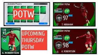 THURSDAY [27/01/2022] UPCOMING POTW | PES 2021 MOBILE