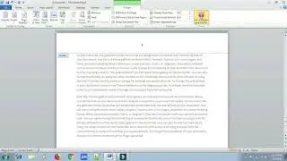Header, Footer, page numbering in microsoft word lesson 2