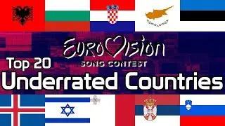 Top 20 Most Underrated Countries at the Euovision Song Contest [2000-2021]