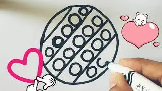 drawing a picture POP IT| нарисуйте ПОП ИТ | Сурет салуу ПОП ИТ | Поп ит суретін салуу
