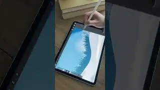 Procreate Art - Snow View drawing - 