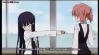 Inu X Boku ss- Ririchiyo and Karuta funny yuri scene FANDUB