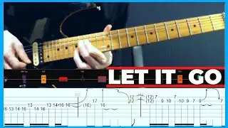 LOUDNESS LET IT GO GUITAR LESSON || SLOW TEMPO