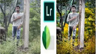 Edit photo in sanpseed and Lightroom aswome editing Tricks|Bestcolour effect in Android ❤️