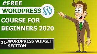 WordPress Widgets | WordPress Complete Course Basic to Advance #11 In Hindi/Urdu