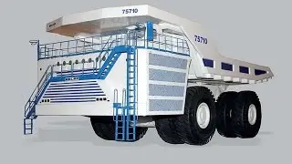 #1593. Белаз 75710 тюнинг 450 тонн