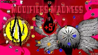 MODIFIERS MADNESS +5 Modifiers Every Saferoom - SAFEROOM 7 - ROBLOX GRACE