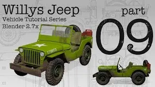 Willys Jeep - Blender Tutorial Series - Part 9 - Modeling