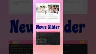 News Slider #coding #webdesign #learnwebdev #htmlcss