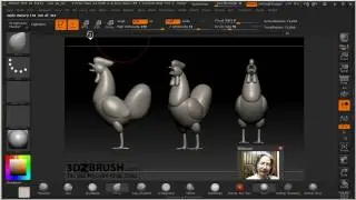Học zbrush_Năm dậu điêu khắc tượng gà_Phần 03