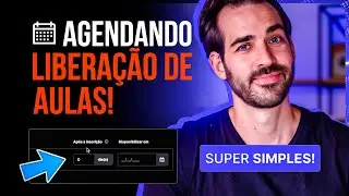 Como agendar liberação de aulas Drip Content?