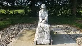 Faces in death--highland memorial cemetery--West liberty,Ohio