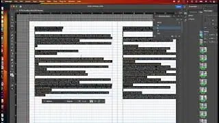 InDesign Grid Setup and Style Application
