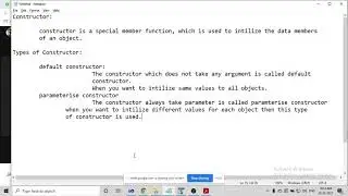 029 Types of Constructor