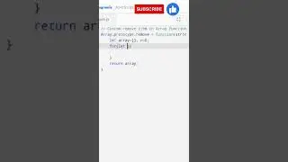 Custom Remove item of Array Function #programmerd #shots