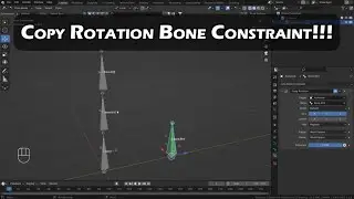 Copy Rotation Bone Constraint Blender