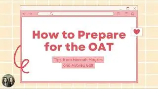 Tips for taking the Optometry Admission's Test (OAT)