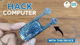 Hack Computer with This Device | Python Hardware Hack | Python Automation with Arduino