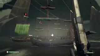 Recruiting a 6 ship fleet to take on a skullfort (funny)|Sea of Thieves