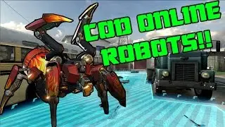 PLAYING AS A ROBOT!! COD Online Gameplay!!