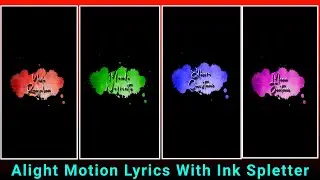 Alight Motion lyric edit tutorial telugu | Alight Motion Text Effects 2023