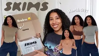 Trying SKIMS for the first time | (Try-On) Haul! Worth it?! UK