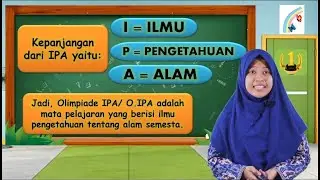 Video Pembelajaran Kelas 1 Olimpiade IPA Materi 
