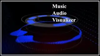 🎵 Music Audio Visualizer  - Neon animation with Audio Spectrum 🎵