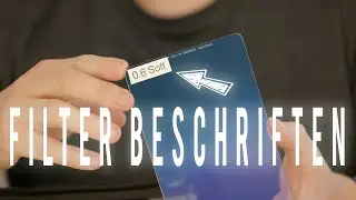 So beschrifte ich meine Verlauffilter