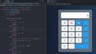 How to make a Calculator using HTML CSS & JavaScript 🚀