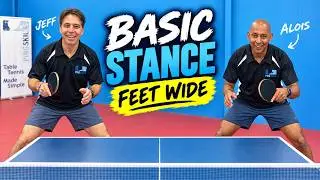 Better Movement & More Power in Table Tennis: Master the Basic Stance!