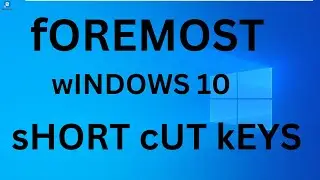 Shortcut Keys Windows 10 (Very Useful)