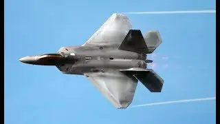 F-22 RAPTOR High G-turns and Maneuvers *Raw footage
