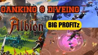 Albion online - ganking $ diving (BANDANA BROTHERS)